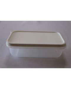1099480 Food Container Rect. Microwave safe 1.1 Ltr. White