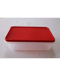 1099607 Food Container Rect Microw safe  3.3 Ltr. Red