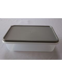 1099612 Food Container Rect Microw safe 3.3 Ltr. Silver