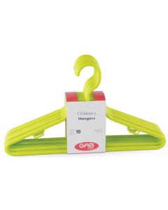 1201039 Children Hanger 10 Pcs. Lime Green