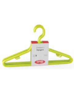 1202039 Children Hanger 5 Pcs. Lime Green