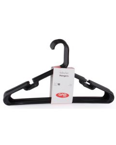 1211020  Adult Hanger 10 Pcs. Black