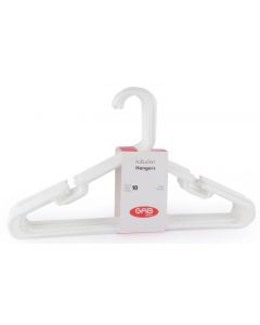 1211060  Adult Hanger 10 Pcs. White