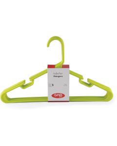 1212039  Adult Hanger 5 Pcs. Lime Green 