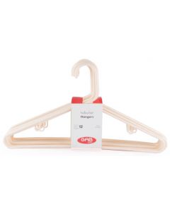 1221024 Adult Hanger 12 pcs. Beige