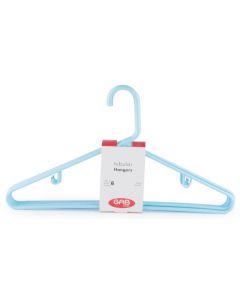 1222040 Adult Hanger 6 Pcs. Blue