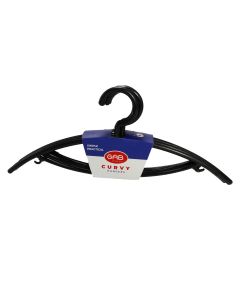 1241020 Curvy Hanger 5 Pcs. Black