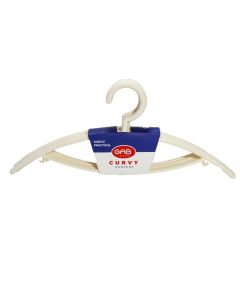 1241024 Curvy Hanger 5 Pcs. Beige