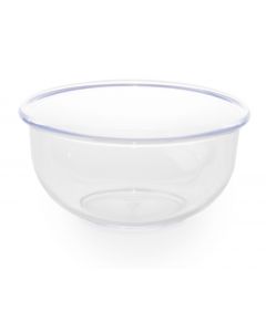 133371 Salad Bowl With Rim 17.5 Cm. Transparant