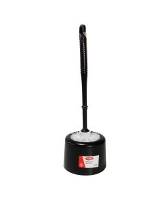 2005020 Toilet Brush Set Round Black