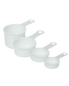 2455060 Measuring Cups 4  Pcs. White