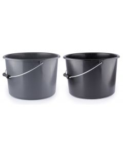 2707020  Bucket Industrial 17 Ltr. Black Gray