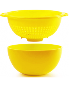 3221030 Colander with Bowl Yellow