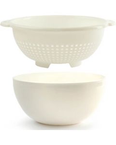 3221060 Colander with Bowl White