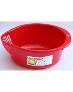 3441007 Colander  for Rice 25 x 19 Red