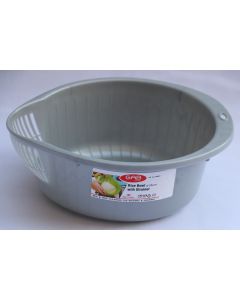 3441012 Colander  for Rice 25 x 19 Silver