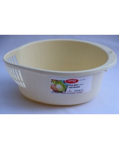 3441024 Colander  for Rice 25 x 19 Beige