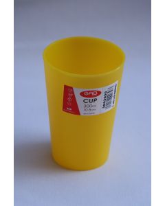 3603030 Cup 300 Ml. 10.5 Cm. Yellow