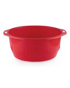 3741007 Round Basin With Handle Red