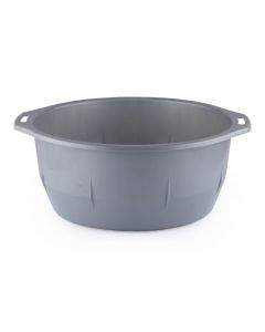 3741012 Round Basin With Handle Silver