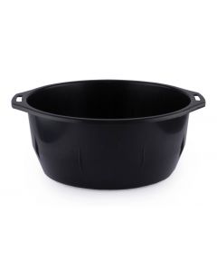 3741020 Round Basin With Handle Black