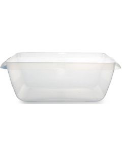 3752000 Rectangle Basin 36 cm. Clear