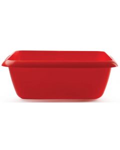 3752007 Rectangle Basin 36 cm. Red