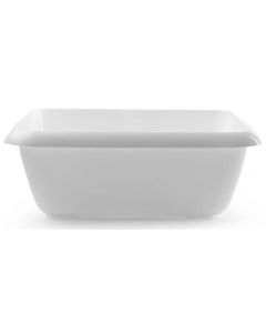 3752060 Rectangle Basin 36 cm. White
