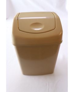 4031034 Wastebasket Flip Top 6 Ltr. Taupe