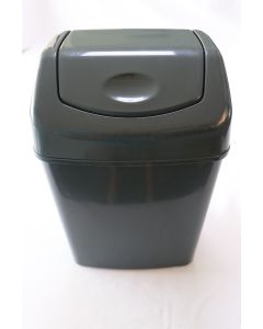 4031036 Wastebasket Flip Top 6 Ltr. Gray