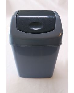 4031052 Wastebasket Flip Top 6 Ltr. LIgh Blue Diam