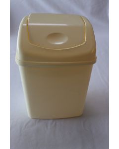 4032024 Wastebasket Flip Top 8 Ltr. Beige