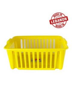 6604030 Stackable Basket 39 cm. Yellow